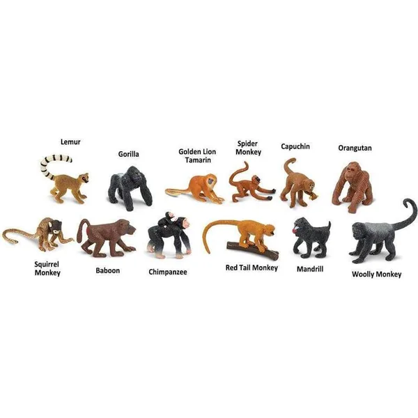 Safari® Toob Singes et Grands Singes 12 figurines
