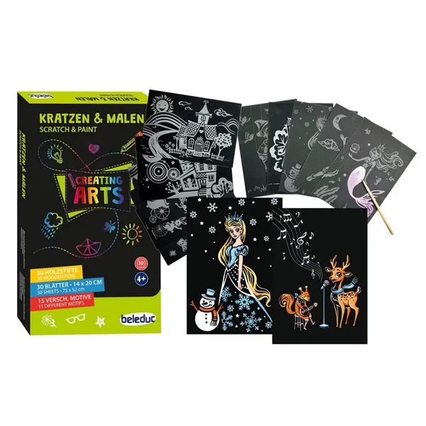 Scratch & Paint "Motifs" - Beleduc