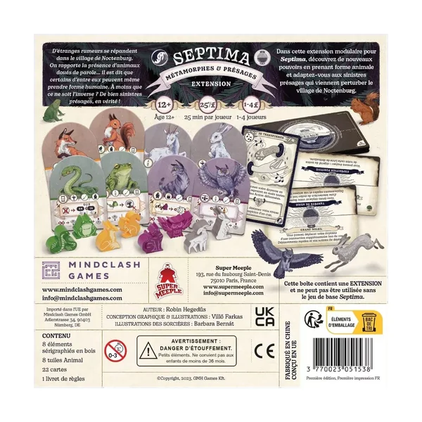 Septima : Métamorphoses et Présages - Extension