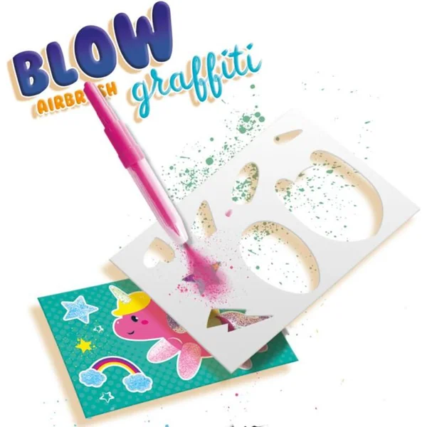 Ses Fúkacie fixky avec pochoirs, 7 couleurs