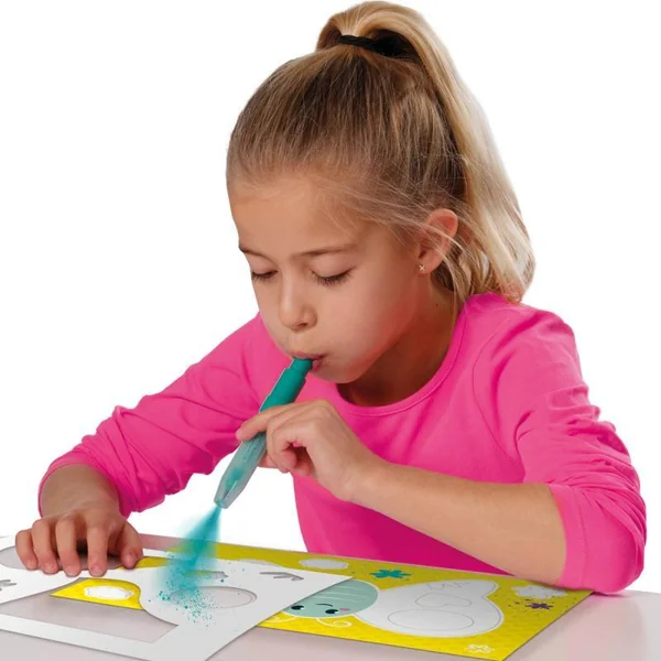 Ses Fúkacie fixky avec pochoirs, 7 couleurs