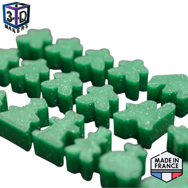 Set de 19 Meeples Joueur style Carcassonne