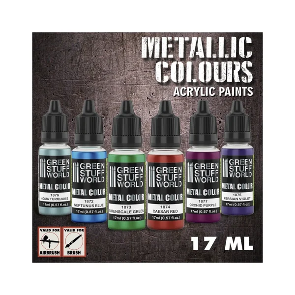 Set de Peintures Métalliques - Couleurs