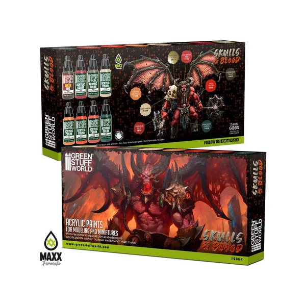 Set de Peintures - Skulls & Blood