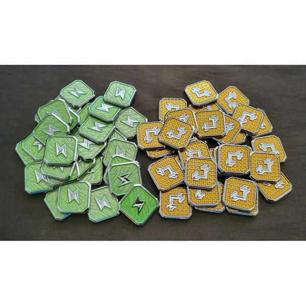 SETI : Ensemble de jetons en métal émaillé