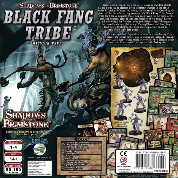 Shadows of Brimstone : Black Fang Tribe - Mission Pack - Version Anglaise