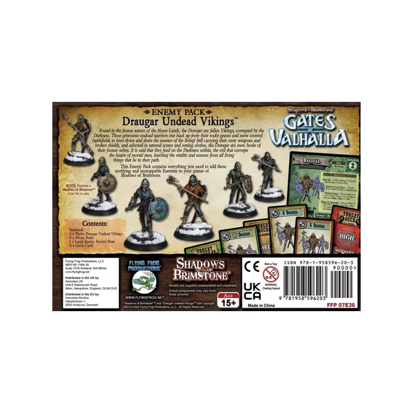 Shadows of Brimstone : Draugar Undead Vikings - Enemy Pack - Version Anglaise