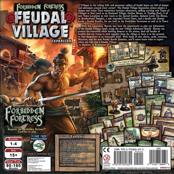 Shadows of Brimstone : Forbidden Fortress : Feudal Village - Extension - Version Anglaise