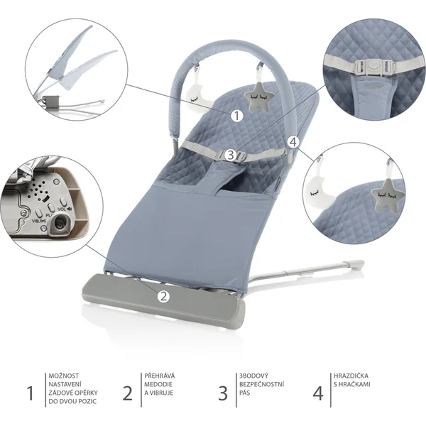 Siesta Lounge, Diamond Grey