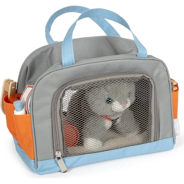 Small foot Chat en peluche avec kit de soins