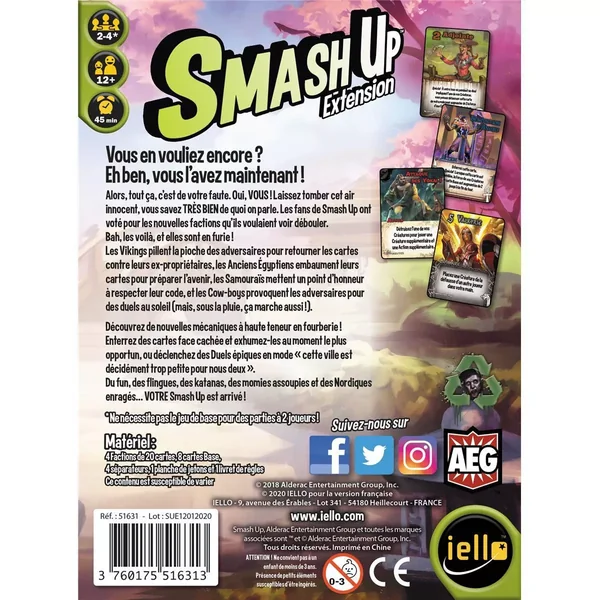 Smash up : Vous en Voulez Encore ? - Extension