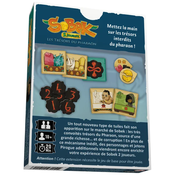 Sobek - 2 Joueurs: Les Trésors du Pharaon