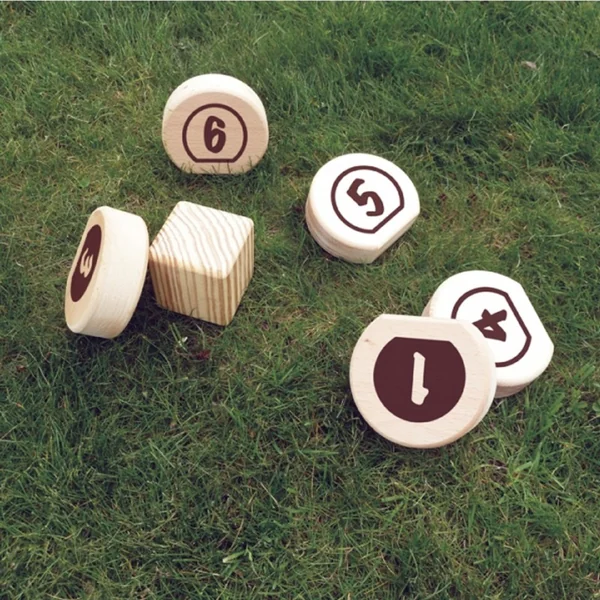 Soflo - Jeu de palets en hêtre avec valise