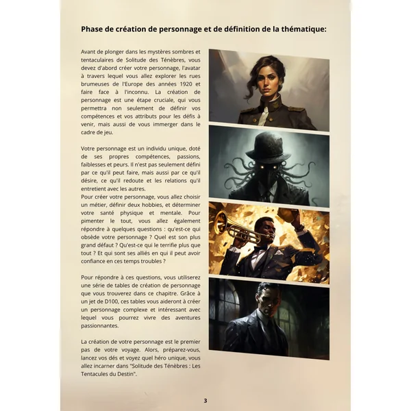 Solitude des Ténèbres, les tentacules du destin