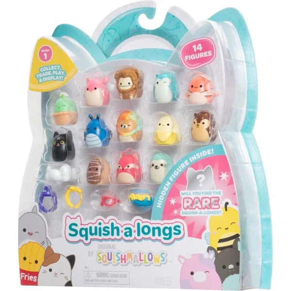 Squish a longs ensemble de 14 figurines W1