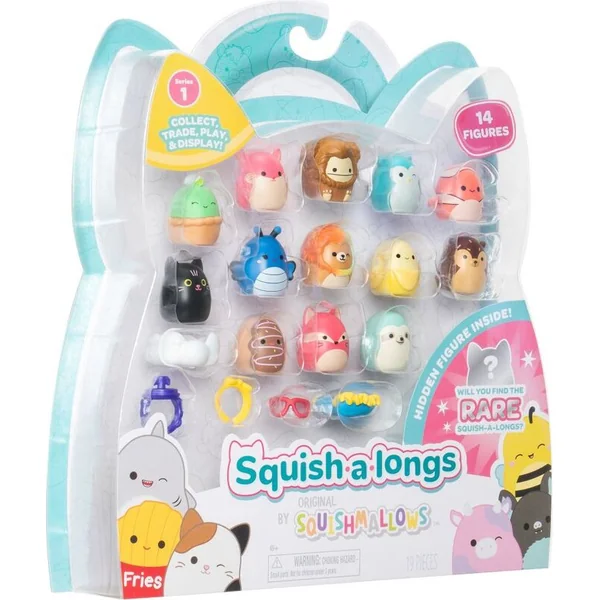 Squish a longs ensemble de 14 figurines W1