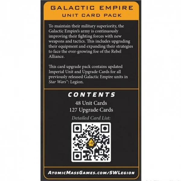 Star Wars Legion : Empire (Card Pack)