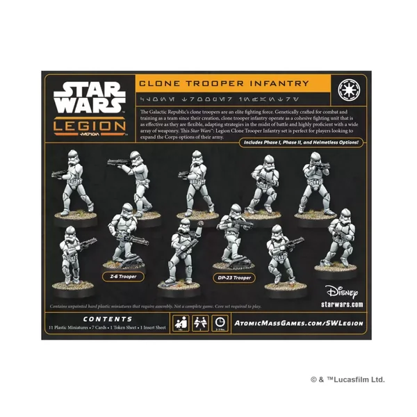 Star Wars : Légion - Clone Trooper Infantry - Extension d'Unité