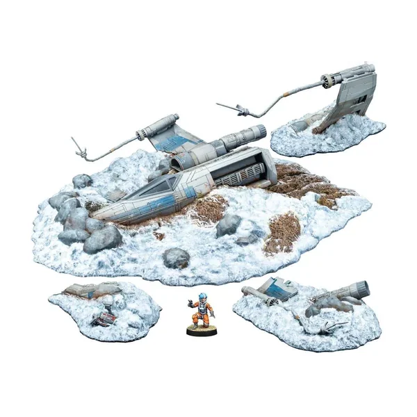 Star Wars : Légion - Crash de X-Wing - Extension de Champ de Bataille