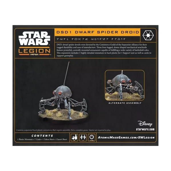 Star Wars : Légion - Dwarf Spider Droid (Reissue) - Extension d'Unité