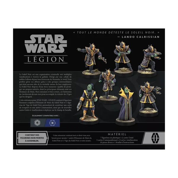 Star Wars : Légion - Hommes de Main du Soleil Noir - Extension d'Unité