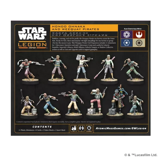 Star Wars : Légion - Hondo Ohnaka & Weequay Pirates - Extension Agent