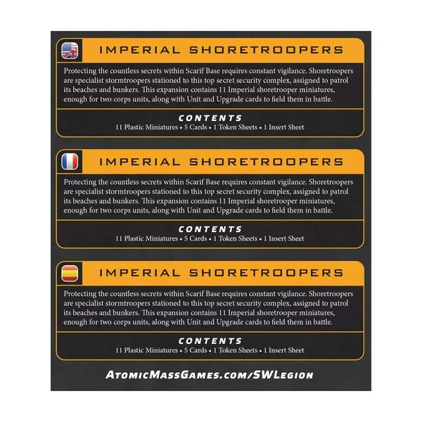Star Wars : Légion - Imperial Shoretroopers (Reissue) - Extension d'Unité