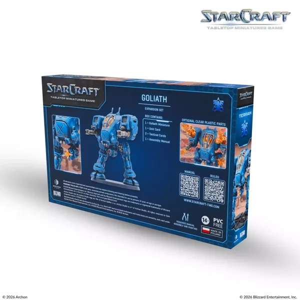 StarCraft - Tabletop Miniatures Game - Goliath - Terran Expansion Set - Version Anglaise