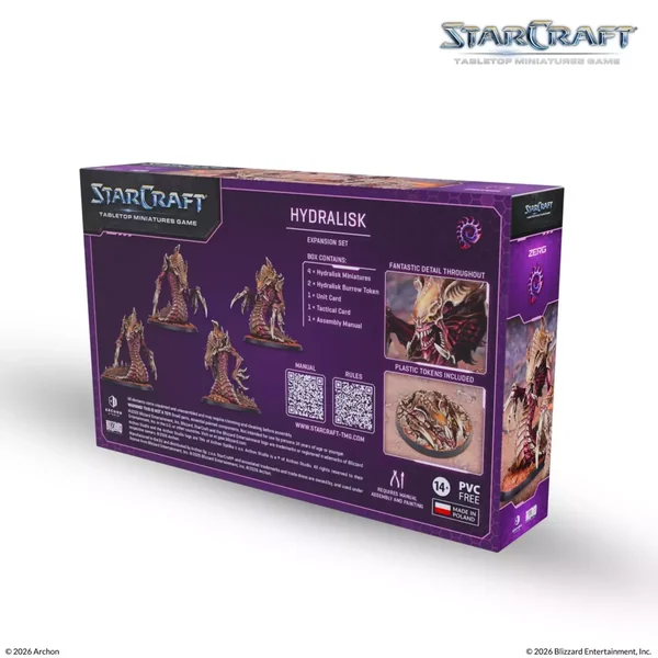 StarCraft - Tabletop Miniatures Game - Hydralisk - Zerg Expansion Set - Version Anglaise