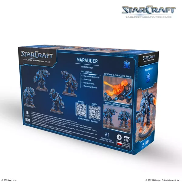 StarCraft - Tabletop Miniatures Game - Marauder - Terran Expansion Set - Version Anglaise