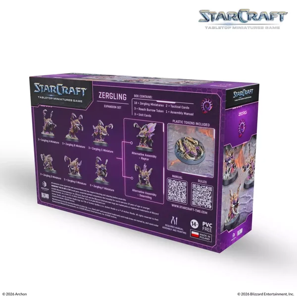 StarCraft - Tabletop Miniatures Game - Zerling - Zerg Expansion Set - Version Anglaise