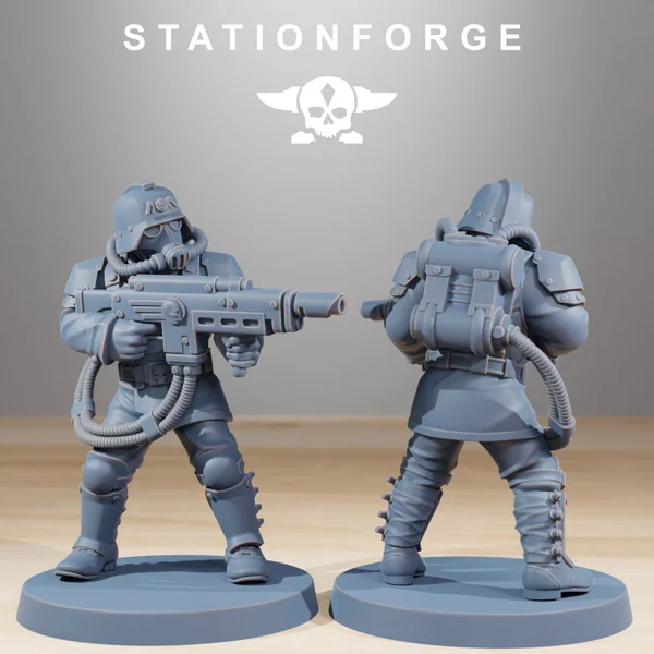 Station Forge - Légion de Fer – 10x Grimguard Commandos