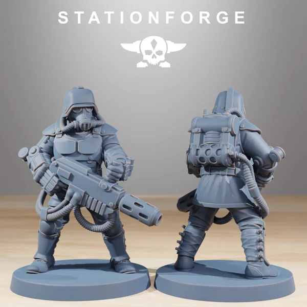 Station Forge - Légion de Fer – 10x Grimguard Commandos