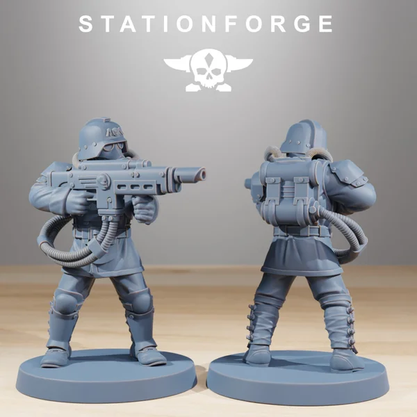 Station Forge - Légion de Fer – 10x Grimguard Commandos