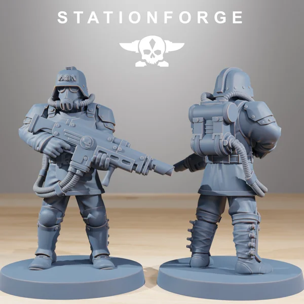 Station Forge - Légion de Fer – 10x Grimguard Commandos