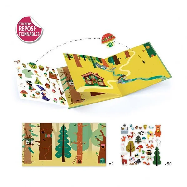 Stickers La forêt magique - Djeco