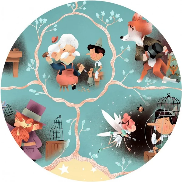 Story Puzzle 54 pcs Pinocchio - Djeco