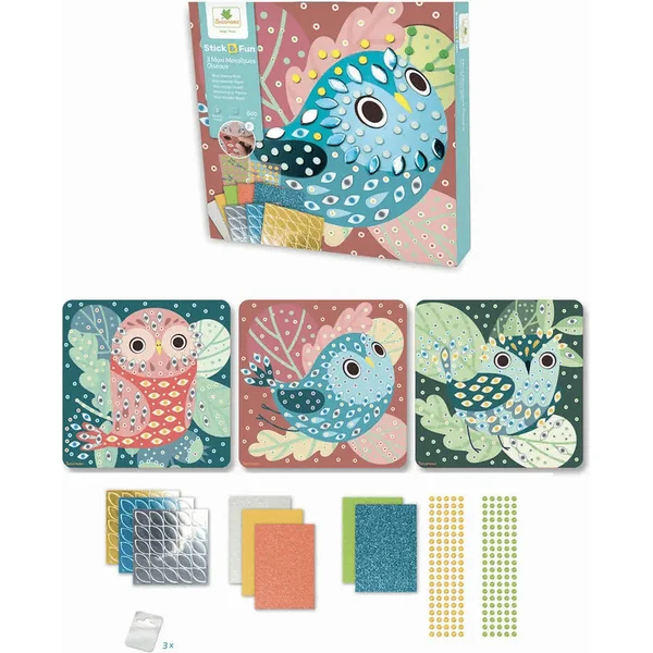 Sycomore Stick & Fun - mosaïque - oiseaux