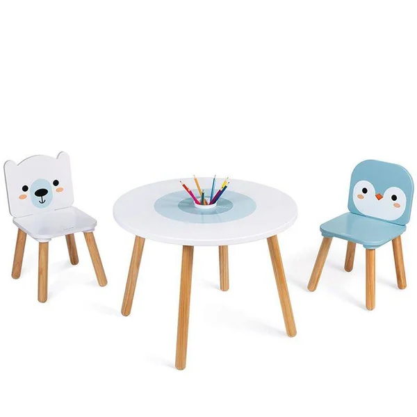 Table et 2 chaises - Banquise