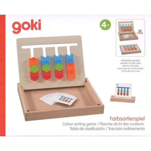 Tableau assortir les couleurs, coffret bois - Goki