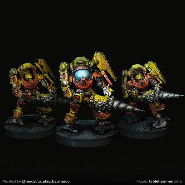 Tablehammer – Federation of Tyr – Exo Dwarves with drills