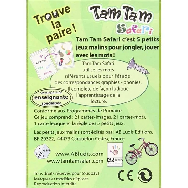 Tam Tam Safari CP niveau 1