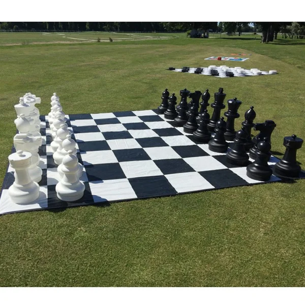 Tapis d'Echecs et Dames XXL en Nylon - 264 cm
