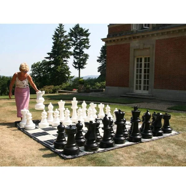 Tapis d'Echecs et Dames XXL en Nylon - 264 cm