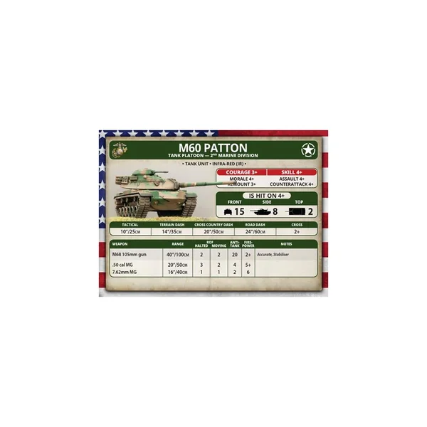 Team Yankee - M60 Patton Tank Platoon