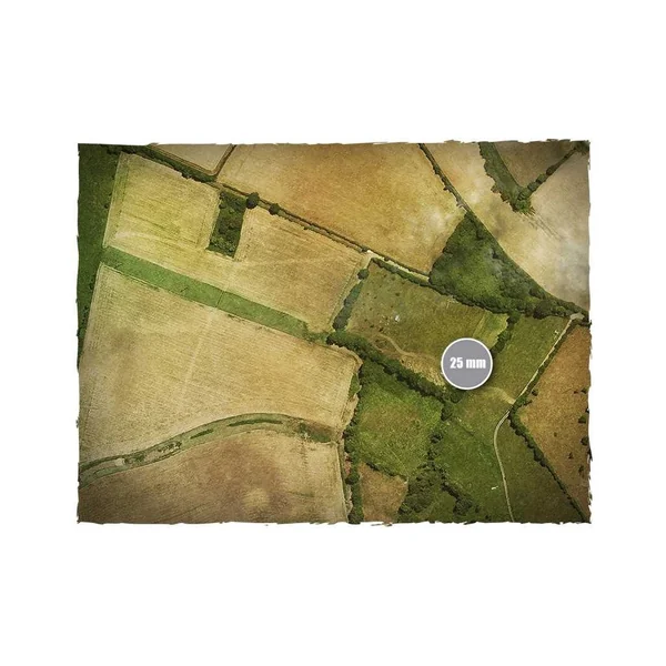 Terrain Mat PVC - Aerial Field 120x120