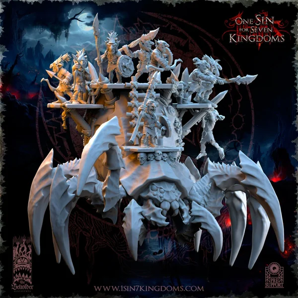 The Beholder Miniatures - Gobelins - Araignée Géante