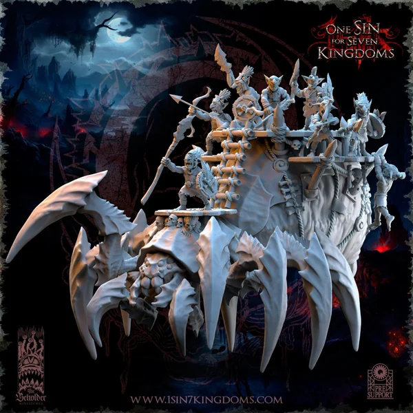 The Beholder Miniatures - Gobelins - Araignée Géante