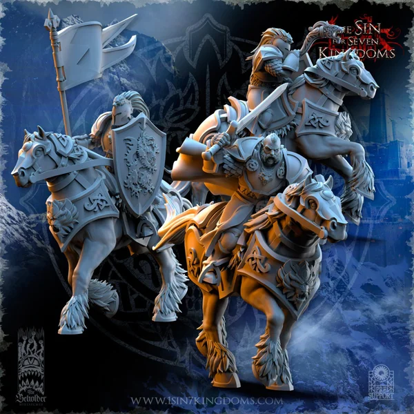 The Beholder Miniatures - Stormwolfs - Commandement Chevaliers