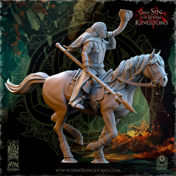 The Beholder Miniatures - Sylvains - Commandement Cavaliers des Praires
